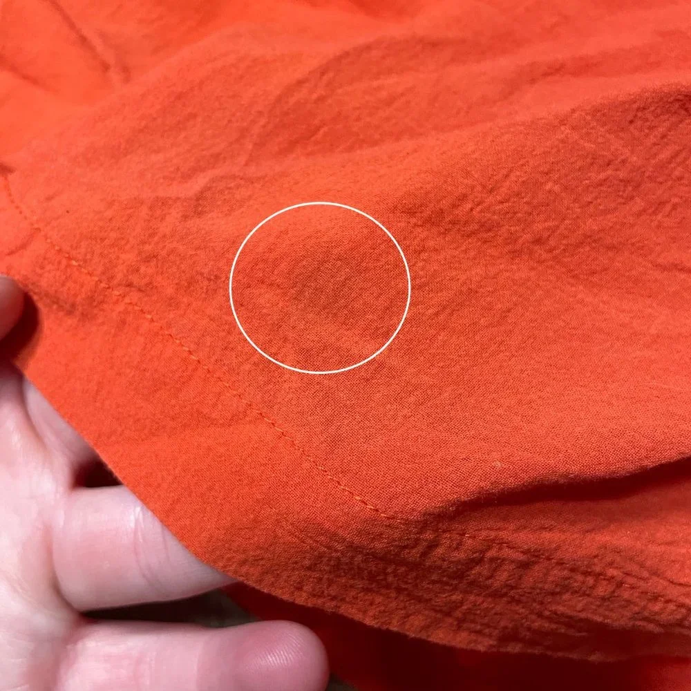 AISH Anara Tarun Dress O/S orange FLAWED missing belt - a couple marks